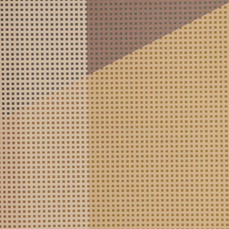 Orange Hotel 3.0 Geometric Color-Block Digital-Print Feature Wallpaper